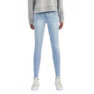 NEW THE DENIM LAB mid rise raw hem skinny jeans in blue